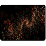 Multicolor Fractals Digital Art Design Fleece Blanket (Medium)  60 x50  Blanket Front