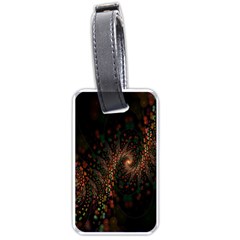 Multicolor Fractals Digital Art Design Luggage Tags (one Side)  by BangZart