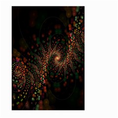 Multicolor Fractals Digital Art Design Large Garden Flag (two Sides) by BangZart