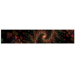 Multicolor Fractals Digital Art Design Flano Scarf (large) by BangZart