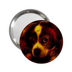 Cute 3d Dog 2 25  Handbag Mirrors by BangZart