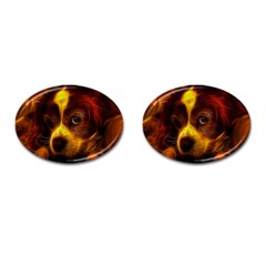 Cute 3d Dog Cufflinks (oval) by BangZart