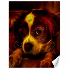 Cute 3d Dog Canvas 18  X 24  