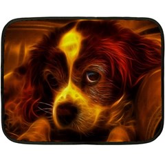 Cute 3d Dog Double Sided Fleece Blanket (mini)  by BangZart