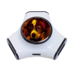 Cute 3d Dog 3-port Usb Hub by BangZart