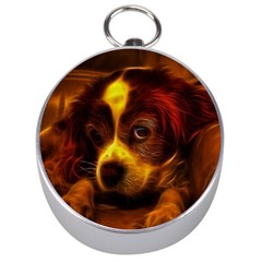 Cute 3d Dog Silver Compasses by BangZart