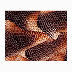 Snake Python Skin Pattern Small Glasses Cloth by BangZart