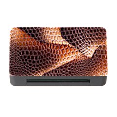 Snake Python Skin Pattern Memory Card Reader With Cf by BangZart