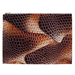 Snake Python Skin Pattern Cosmetic Bag (xxl)  by BangZart