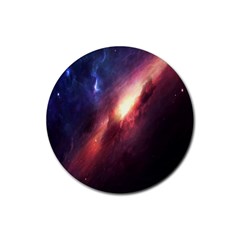 Digital Space Universe Rubber Round Coaster (4 Pack) 