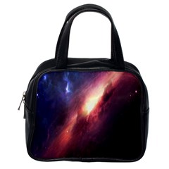 Digital Space Universe Classic Handbags (one Side) by BangZart