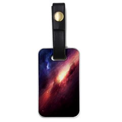 Digital Space Universe Luggage Tags (one Side)  by BangZart