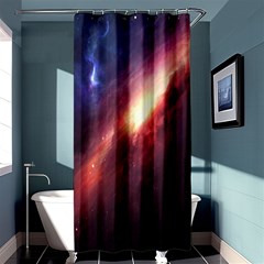 Digital Space Universe Shower Curtain 36  X 72  (stall) 