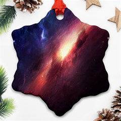 Digital Space Universe Ornament (snowflake) by BangZart