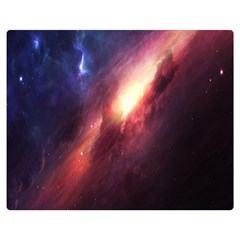 Digital Space Universe Double Sided Flano Blanket (medium)  by BangZart