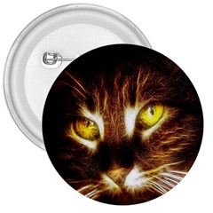 Cat Face 3  Buttons by BangZart