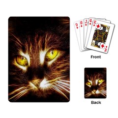 Cat Face Playing Card by BangZart