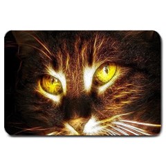 Cat Face Large Doormat  by BangZart