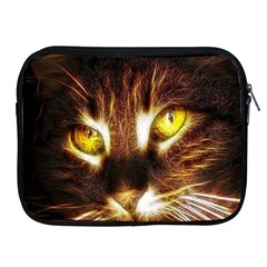 Cat Face Apple Ipad 2/3/4 Zipper Cases by BangZart