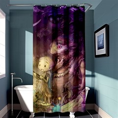 Cartoons Video Games Multicolor Shower Curtain 36  X 72  (stall)  by BangZart