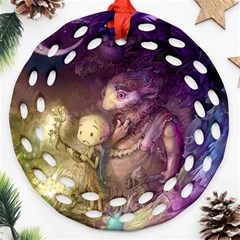 Cartoons Video Games Multicolor Round Filigree Ornament (two Sides) by BangZart