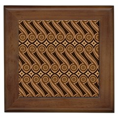 Batik The Traditional Fabric Framed Tiles by BangZart