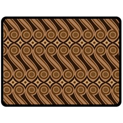 Batik The Traditional Fabric Fleece Blanket (large)  by BangZart