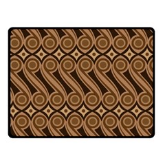 Batik The Traditional Fabric Fleece Blanket (small) by BangZart