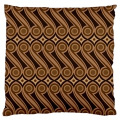 Batik The Traditional Fabric Large Cushion Case (two Sides) by BangZart