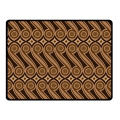 Batik The Traditional Fabric Double Sided Fleece Blanket (small)  by BangZart