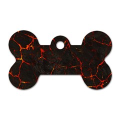 Volcanic Textures Dog Tag Bone (one Side) by BangZart