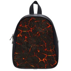 Volcanic Textures School Bags (small)  by BangZart