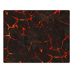 Volcanic Textures Double Sided Flano Blanket (large)  by BangZart