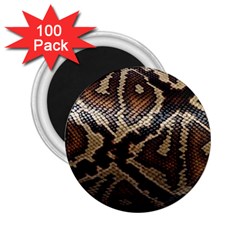 Snake Skin Olay 2 25  Magnets (100 Pack)  by BangZart