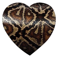 Snake Skin Olay Jigsaw Puzzle (heart) by BangZart