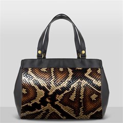 Snake Skin Olay Office Handbags (2 Sides)  by BangZart