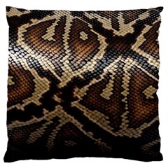 Snake Skin Olay Large Cushion Case (two Sides) by BangZart