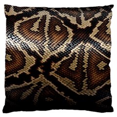 Snake Skin Olay Standard Flano Cushion Case (one Side) by BangZart