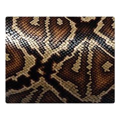 Snake Skin Olay Double Sided Flano Blanket (large)  by BangZart