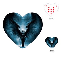 Rising Angel Fantasy Playing Cards (heart)  by BangZart