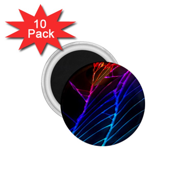 Cracked Out Broken Glass 1.75  Magnets (10 pack) 