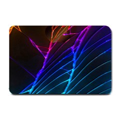 Cracked Out Broken Glass Small Doormat  by BangZart