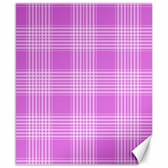 Seamless Tartan Pattern Canvas 8  X 10  by BangZart