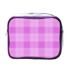 Seamless Tartan Pattern Mini Toiletries Bags by BangZart