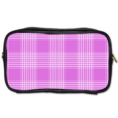 Seamless Tartan Pattern Toiletries Bags by BangZart