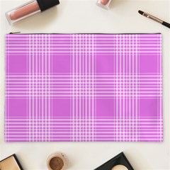 Seamless Tartan Pattern Cosmetic Bag (xxl)  by BangZart