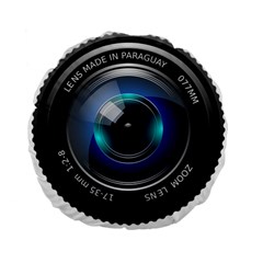 Camera Lens Prime Photography Standard 15  Premium Flano Round Cushions by BangZart