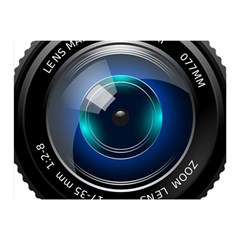 Camera Lens Prime Photography Double Sided Flano Blanket (mini)  by BangZart