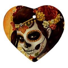 Fantasy Girl Art Heart Ornament (two Sides) by BangZart