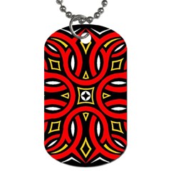 Traditional Art Pattern Dog Tag (two Sides) by BangZart